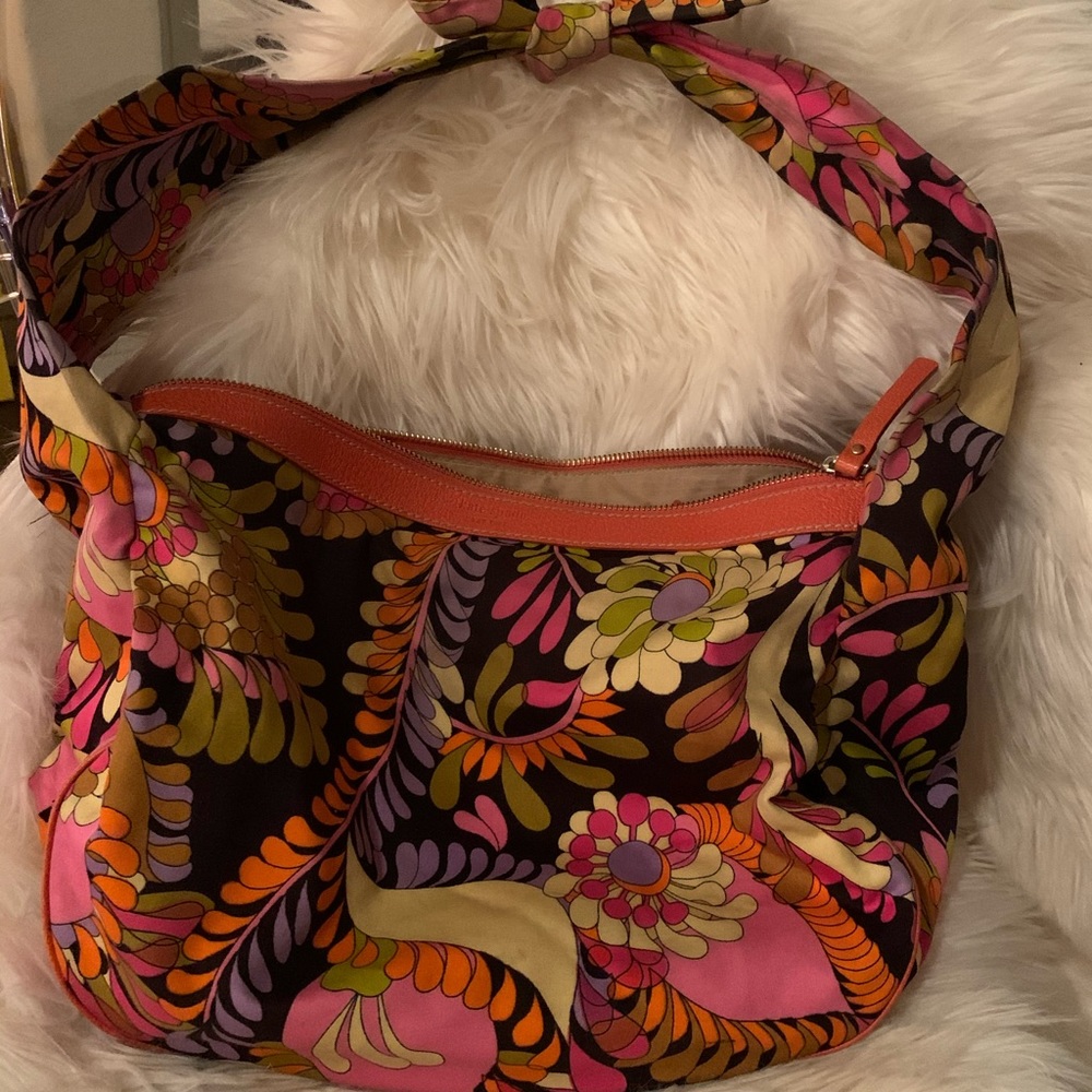 Kate Spade scarf print hobo